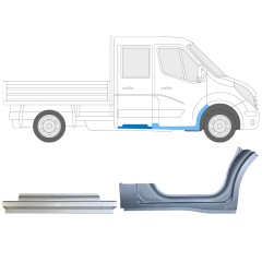 Set panouri de reparare pentru Nissan NV400 2010- / Dreapta 15721