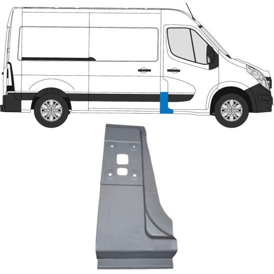 Segment reparație stâlp pentru Opel Movano 2010-2021 / Dreapta 16918