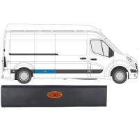 Bandou lateral cu lampă pentru Renault Master 2010- / Dreapta / Set 10548