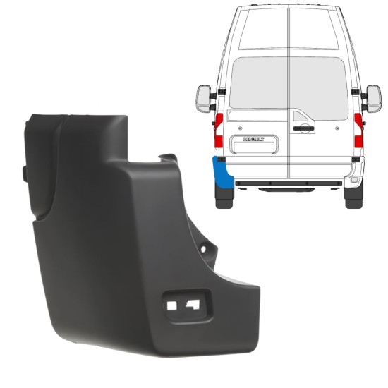 Colț bară spate pentru Renault Master 2010-2024 / Stânga 7367
