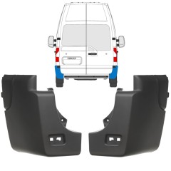 Colț bară spate pentru Renault Master 2010-2024 / Stânga+Dreapta / Set 17238