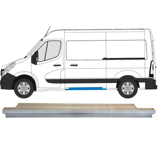 Reparație prag ușă glisantă pentru Renault Master 2010- / Stânga 14915