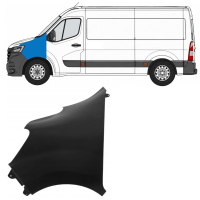 Aripă față pentru Renault Master 2019-2024 / Stânga 17254