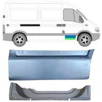 Panou de reparație ușă față interior + exterior pentru Nissan Interstar 2002-2010 / Dreapta 16879