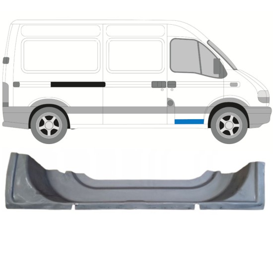 Reparație ușă față înaltă pentru Renault Master 1998-2010 / Dreapta 16861