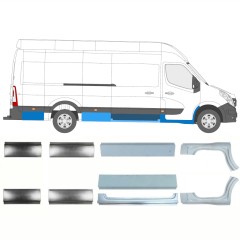 Set panouri de reparare pentru Renault Master 2010- / Stânga+Dreapta / 10065