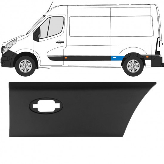 RENAULT MASTER 2010- L2 PANOU LATERAL MARKER LAMPĂĂĂĂ / STÂNGA