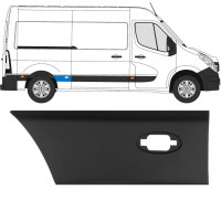 Bandou lateral aripă spate cu lampă pentru Renault Master 2010- / L2 / Dreapta 10930