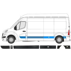 Set bandouri pentru Opel Movano 2010-2021 / Stânga / 13919