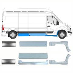Set panouri de reparare pentru Renault Master 2010- / Stânga+Dreapta / 10064