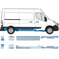 Set panouri de reparare pentru Opel Movano 2010-2021 / Stânga+Dreapta 15284