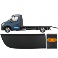 Bandou lateral cu lampă pentru Renault Master 2010- / Stânga / Eabină simplă / Set 10025