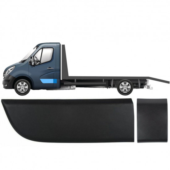 Set bandouri laterale pentru cabină simplă pentru Renault Master Opel Movano Nv 400 2010- / Stânga /  8584