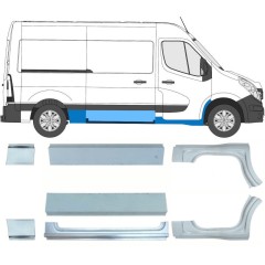 Set panouri de reparare pentru Nissan NV400 2010- / Stânga+Dreapta 15720