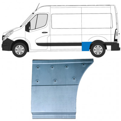Reparație aripă spate partea din față pentru Renault Master 2010- / Stânga 12845
