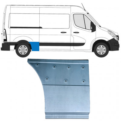 Reparație aripă spate partea din față pentru Renault Master 2010- / Dreapta 12844