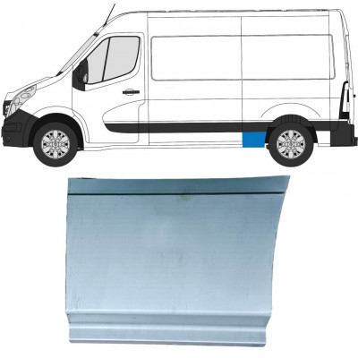 Reparație aripă spate partea inferioară din față pentru Renault Master 2010- / Stânga 12843