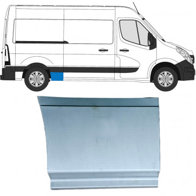 Reparație aripă spate partea inferioară din față pentru Renault Master 2010- / Dreapta 12842