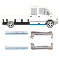 Set panouri de reparare pentru Renault Master 1998-2010 / Stânga+Dreapta / 10261