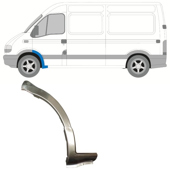 Reparație aripă față pentru Renault Master 1998-2010 / Stânga 15355