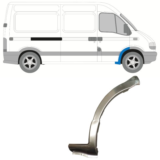 Reparație aripă față pentru Renault Master 1998-2010 / Dreapta 15354