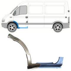 Reparație prag + aripă față pentru Renault Master 1998-2010 / Stânga / Set 15367
