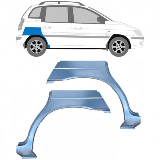 Reparație aripă spate pentru Hyundai Matrix 2001-2010 / Stânga+Dreapta / Set 9211