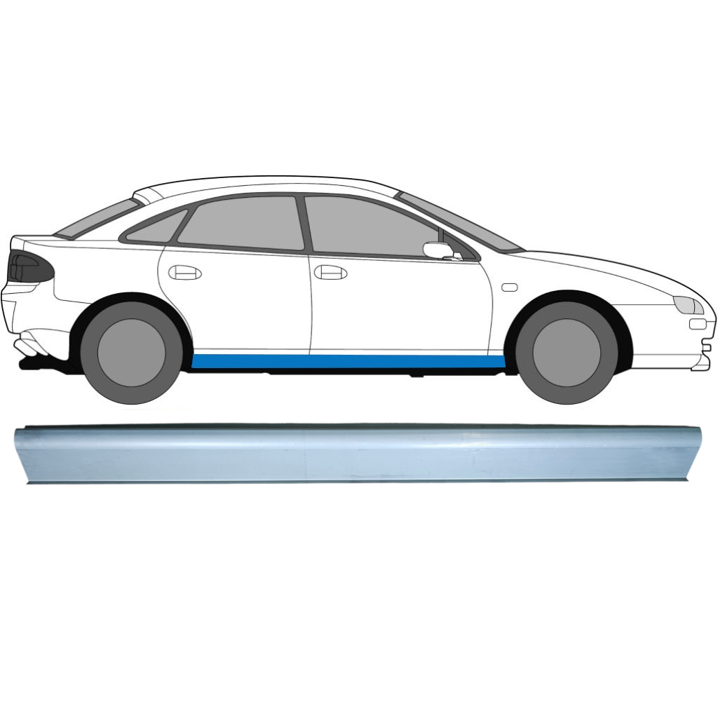 Reparație Prag Pentru Mazda 323F 1994-1998 / Stânga = Dreapta (Simetric) 6684