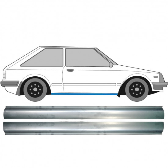 Reparație prag pentru Mazda 323 Bd 1980-1993 / Set 11331