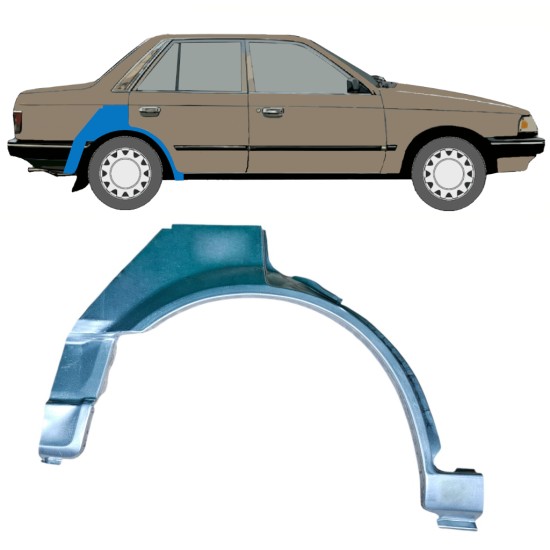 Reparație aripă spate pentru Mazda 323 BF 1985-1989 / Dreapta 12956