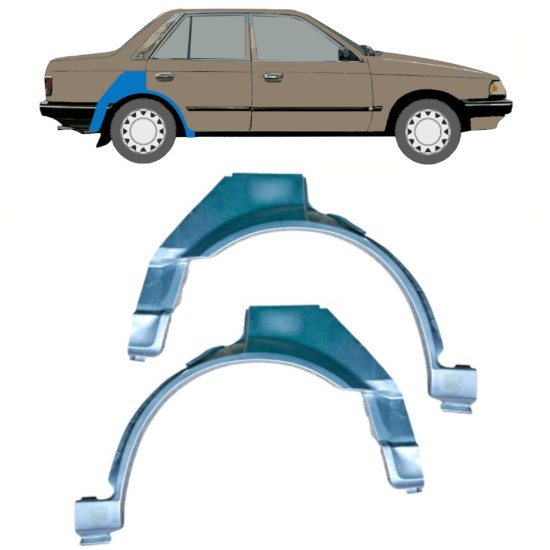 Reparație aripă spate pentru Mazda 323 BF 1985-1989 / Stânga / Dreapta / Stânga+Dreapta / Set 12958