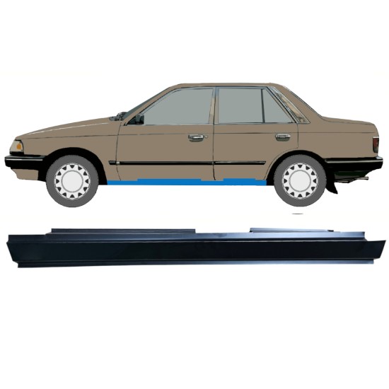 Prag complet pentru Mazda 323 BF 1985-1989 / Stânga 12960