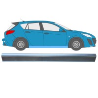 Reparație prag pentru Mazda 3 2009-2013 / Stânga = Dreapta (simetric) 15012 Reparație prag pentru Mazda 3 2009-2013 / Stânga = Dreapta (simetric) 15012