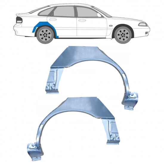 Reparație aripă spate pentru Mazda 626 1992-1997 / Stânga+Dreapta / Set 9893