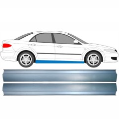 Reparație prag pentru Mazda 6 GG GY 2002-2007 / Stânga = Dreapta (simetric) / Set 9557