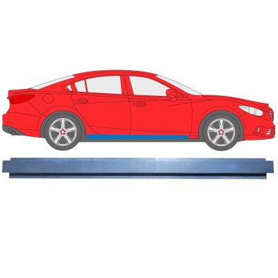Reparație prag interior pentru Mazda 6 2012-2024 / Stânga = Dreapta (simetric) 16980
