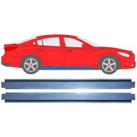 Reparație prag interior pentru Mazda 6 2012-2024 / Stânga+Dreapta / Set 16981