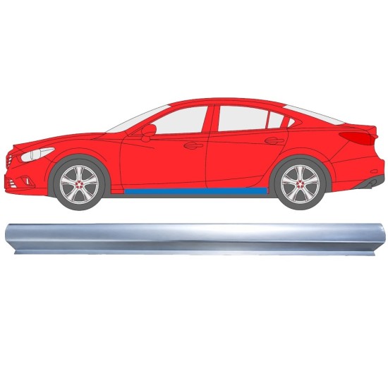 Reparație prag partea inferioară pentru Mazda 6 2012-2024 / Stânga 16978