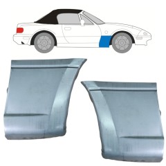 Panou de reparație aripă față pentru Mazda MX-5 1989-1998 / Stânga+Dreapta / Set 9830