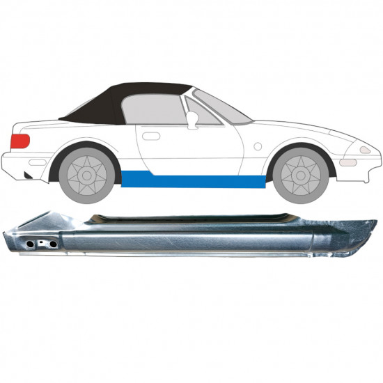 Prag complet pentru Mazda MX-5 1989-1998 / Dreapta 6696