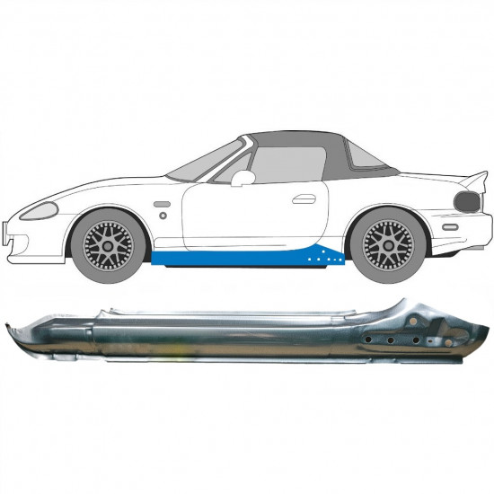 Prag complet pentru Mazda MX-5 1998-2005 / Stânga 5928