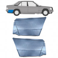 Reparație aripă spate pentru Mercedes 190 1982-1993 / Stânga+Dreapta / Set 10974