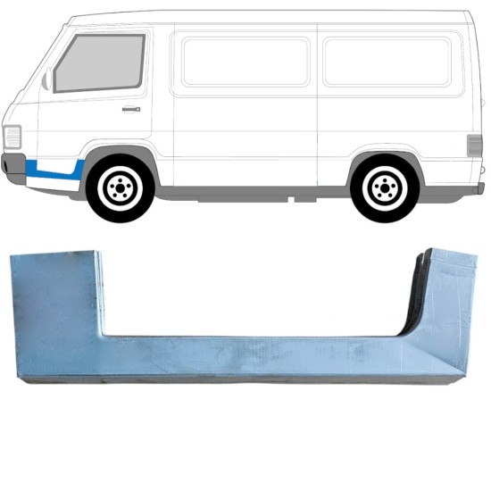 Reparație prag ușă față pentru Mercedes MB 100 1988-1996 / Stânga 16858