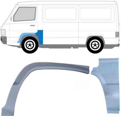 Set panouri de reparare pentru Mercedes MB 100 1988-1996 / Stânga / 16966