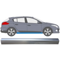 Reparație prag pentru Renault Megane III 2008-2016 / Dreapta 16043