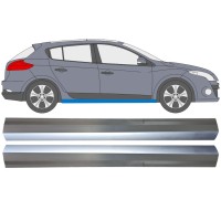Reparație prag pentru Renault Megane III 2008-2016 / Stânga+Dreapta / Set 16045