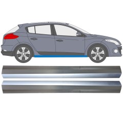 Reparație prag pentru Renault Megane III 2008-2016 / Stânga+Dreapta / Set 16045