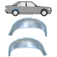 Reparație aripă interioară spate pentru Mercedes 190 1982-1993 / Stânga+Dreapta / Set 9837