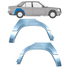 Reparație aripă spate pentru Mercedes 190 W201 1982-1993 / Stânga+Dreapta / Set 9506