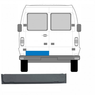 Panou reparație ușă dreapta spate scăzut pentru Mercedes T1 1977-1996 / Stânga 8560